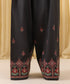 Unstitched Women's Black Textured Lawn 3 Piece Suit